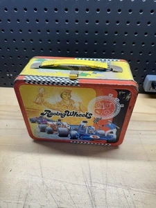 1977 Racing Wheels Lunch Box - No Thermos * Vintage * Lunchbox Race Car Dragster - Picture 1 of 5