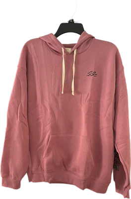 Billabong Womens Sundream Hoodie Sweatshirt Soft Knit Kangaroo Pockets Pink XL - Image 1 of 3
