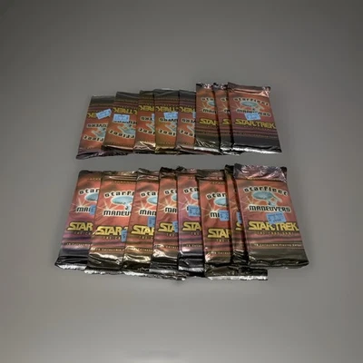 1996 Star Trek TCG Card Game Booster Pack 15 Cards  Fleer Skybox SEALED 16 Packs - Image 1 of 4