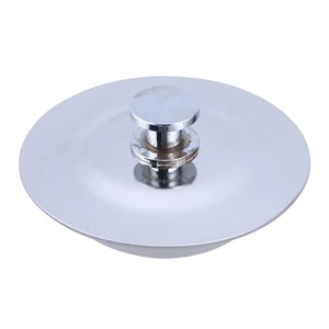  Edelstahl Wannenablauf Haarfänger und Stopfen Badewannenablauf Abdeckung Badewanne - Bild 1 von 12