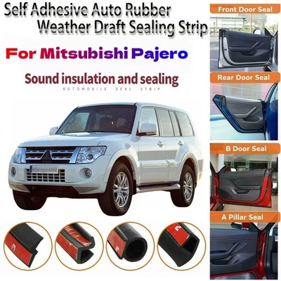 Kit de reducción de ruido de corrientes de goma para puertas para Mitsubishi Montero Foto 1 de 4
