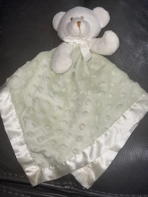 Mantas y más allá Lovey verde puntos elevados oso de peluche juguete de peluche Foto 1 de 4