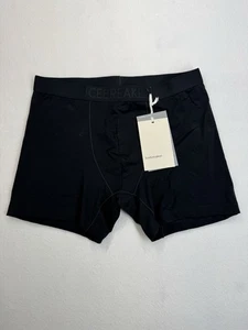 Boxer uomo rompighiaccio anatomico cool lite misto lana merino nero grande nuovo con etichetta - Foto 1 di 5