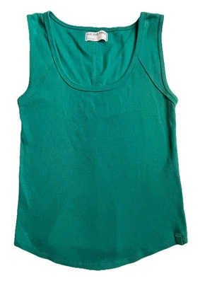 We The Free Ribbed Knit Emerald Green Tank Top Size Large - Image 1 of 4