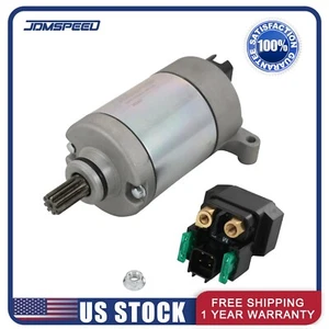 Starter&Relay Fit For Yamaha 2009-2023 Grizzly 700 28P-81890-00-00 19500 - Picture 1 of 23