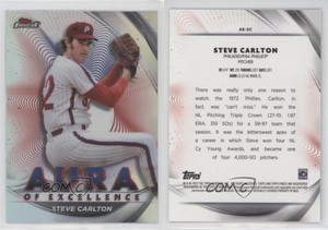 2022 Topps Finest Aura of Excellence Steve Carlton #AE-SC HOF
