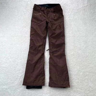 Pantalones de Snowboard Roxy para Mujer XS Rojo Marrón DryFlight Esquí Malla Forrados Bootcut Foto 1 de 4