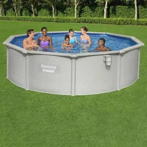 Swimmingpool Set 460x120 cm Bestway Hydrium Poll Stahlwwandrahmen Garten - Bild 1 von 12