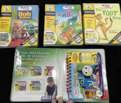 My First LeapPad Interactive Book & Cartridge Lot Thomas, Bob, Dr. Seuss, ABC's - Image 1 of 4