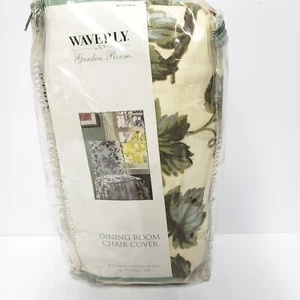 Waverly Garden Room Floral Carolina Gardens Armless Dining Room Chair Cover - Picture 1 of 7