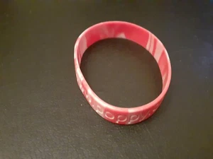 Medium Size Remembrance Wristband (Pink / White) New to Wear. Ideal for Females. - Picture 1 of 1