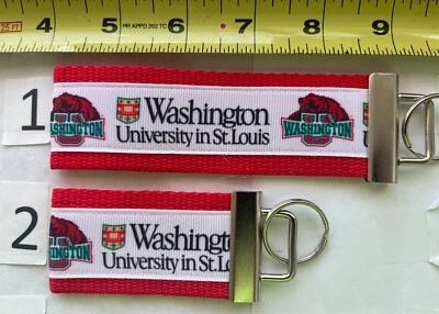 Universidad de Washington en St Louis Llavero regalo para ex alumnos graduados él su mamá papá Foto 1 de 2
