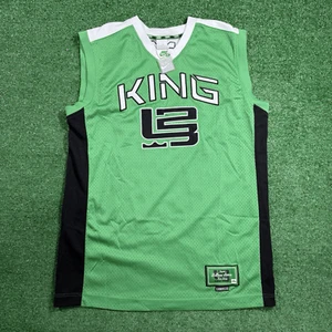 Nike Air Lebron King James Team Trikot Shirt Grün Herren Größe L Länge +4 NBA - Bild 1 von 8