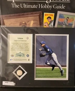 Pieza de béisbol usada en el juego ICHIRO pieza de acción de cubierta superior con foto 🔥 - Imagen 1 de 10