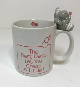 Muggamals Purple HIPPO mug by Applause 1986 - Picture 1 of 3