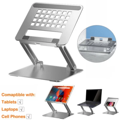 Adjustable Anti-slip Desktop Stand Holder for Tablet Android iOS Mobile Phones - Image 1 of 4