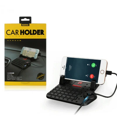 X2 Cars Phone Mobile Holder Stand Dashboard Vehicle Mount Charger For iP + Micro - Image 1 of 4