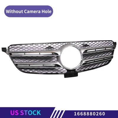 Grille w/o Camera Hole For 2016-2018 Mercedes Benz GLE350 2017-2019 GLE43 AMG Foto 1 de 4