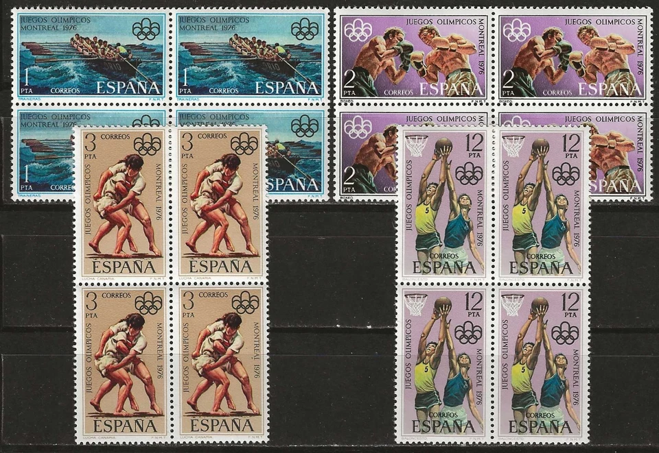 ESPAÑA 1976. EDIFIL 2340/2343. SERIE COMPLETA B 4 XXI JUEGOS OLÍMPICOS MONTREAL - Imagen 1 de 1