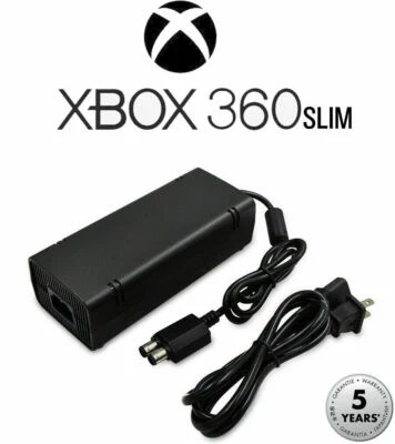 NUEVO Cargador Adaptador CA Ladrillo Fuente de Alimentación Slim/S Xbox 360 con Cable de Alimentación Foto 1 de 4