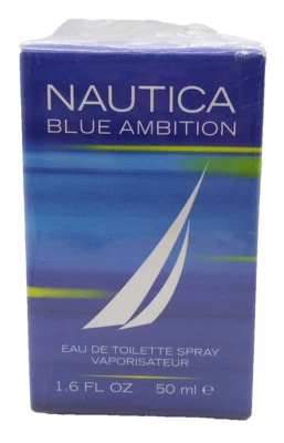 Eau de Toilette Nautica Blue Ambition para hombre 1,6 fl. oz. /50 ml Nuevo En Caja Foto 1 de 3