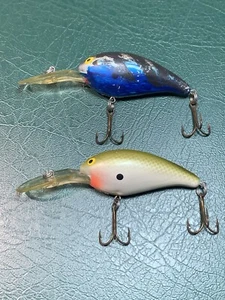Norman | Plastic Deep Diving Crankbait | Lot of 2 | 2-1/2” Body | Rattling - Picture 1 of 10