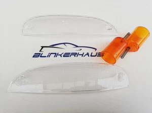 DAEWOO MATIZ MK1 1998 1999 2000 CLEAR TURN SIGNAL LENSES LIGHTS WHITE - Bild 1 von 3