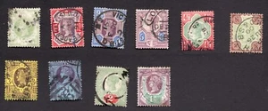 LOTE DE SELLOS DE GRAN BRETAÑA 1881, USADOS ($300+) - Imagen 1 de 2