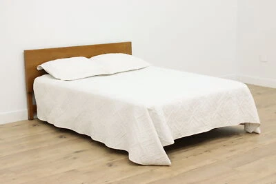 Midcentury Modern 60s Vintage Queen Size Mahogany Headboard #49779 - Image 1 of 4