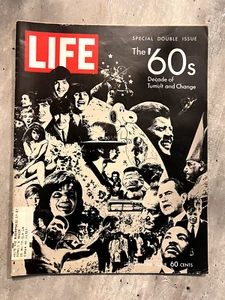 LIFE MAGAZINE- The 60s Decade of Tumult & Change ~ Dec 26, 1969 Double Issue - Picture 1 of 2