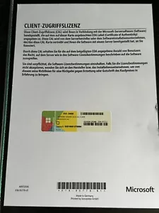 Windows Server 2016 Erweiterungslizenz für 5 Benutzter mit MwSt-Rechnung. - Bild 1 von 2
