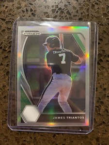 2021 MLB Panini Prizm Draft Picks James Triantos Silver Rookie RC PDP-56 FOTL