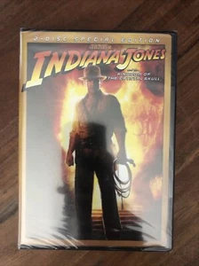 Indiana Jones: Königreich des Kristallschädels (DVD) BRANDNEU SCHRUMPF Harrison Ford - Bild 1 von 3