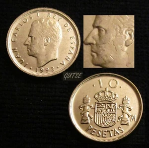 Gutse JCI-449, 10 Pesetas 1992, Excès De Métal En La Visage, Sans Circulaire - Picture 1 of 1