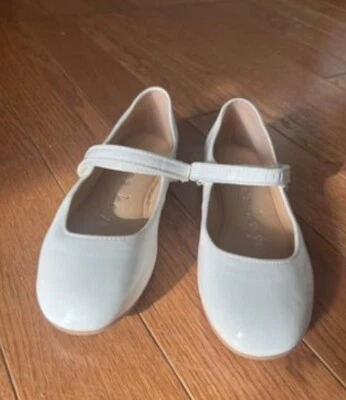 Llave Mary Janes de cobre blanca para niñas talla 1 excelente estado. Usado una vez Foto 1 de 4