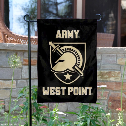 Army Black Knights Athena Shield Garden Flag and Yard Banner Cover