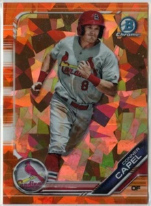 Bowman Chrome Sapphire Orange Refractor 2019/25 Conner Capel RC Cardinals - Imagen 1 de 2