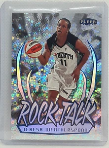 Teresa Weatherspoon 1999 Fleer Ultra WNBA - Rock Talk #9 - New York Liberty - Picture 1 of 2