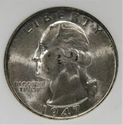 1947-D Washington Quarter NGC MS67 AD540 - Image 1 of 4