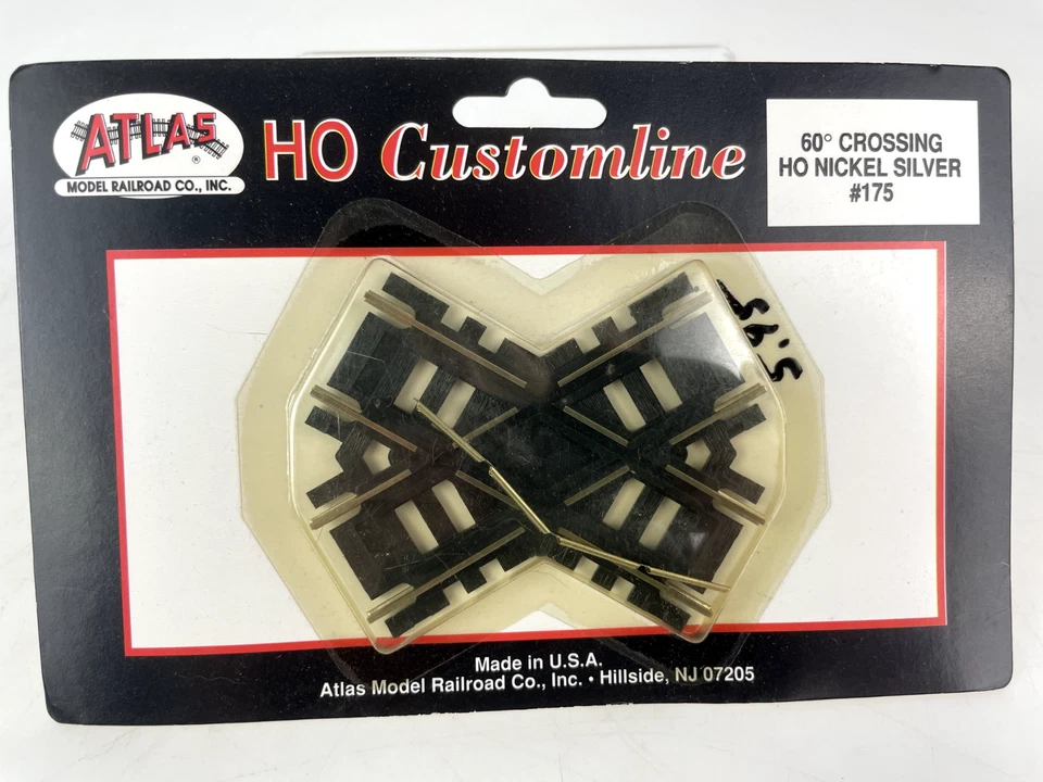 Atlas 175 HO 100 Nickel Silver 60 Degree Crossing - Image 1 of 1