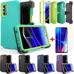 For Motorola Moto G Stylus 2022 Case Armor Hard Cover/Screen Protector/Belt Clip - Picture 1 of 37
