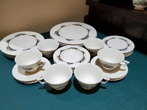 rutledge by lenox p-303 6 place settings 36 piece set dinner salad cups & saucer - Picture 1 of 11