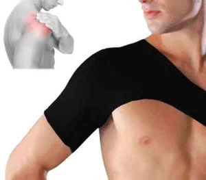 SUPPORTO FASCIA ELASTICA TUTORE SPALLA MONOSPALLA SPORT LUSSAZIONI FITNESS - Photo 1/1