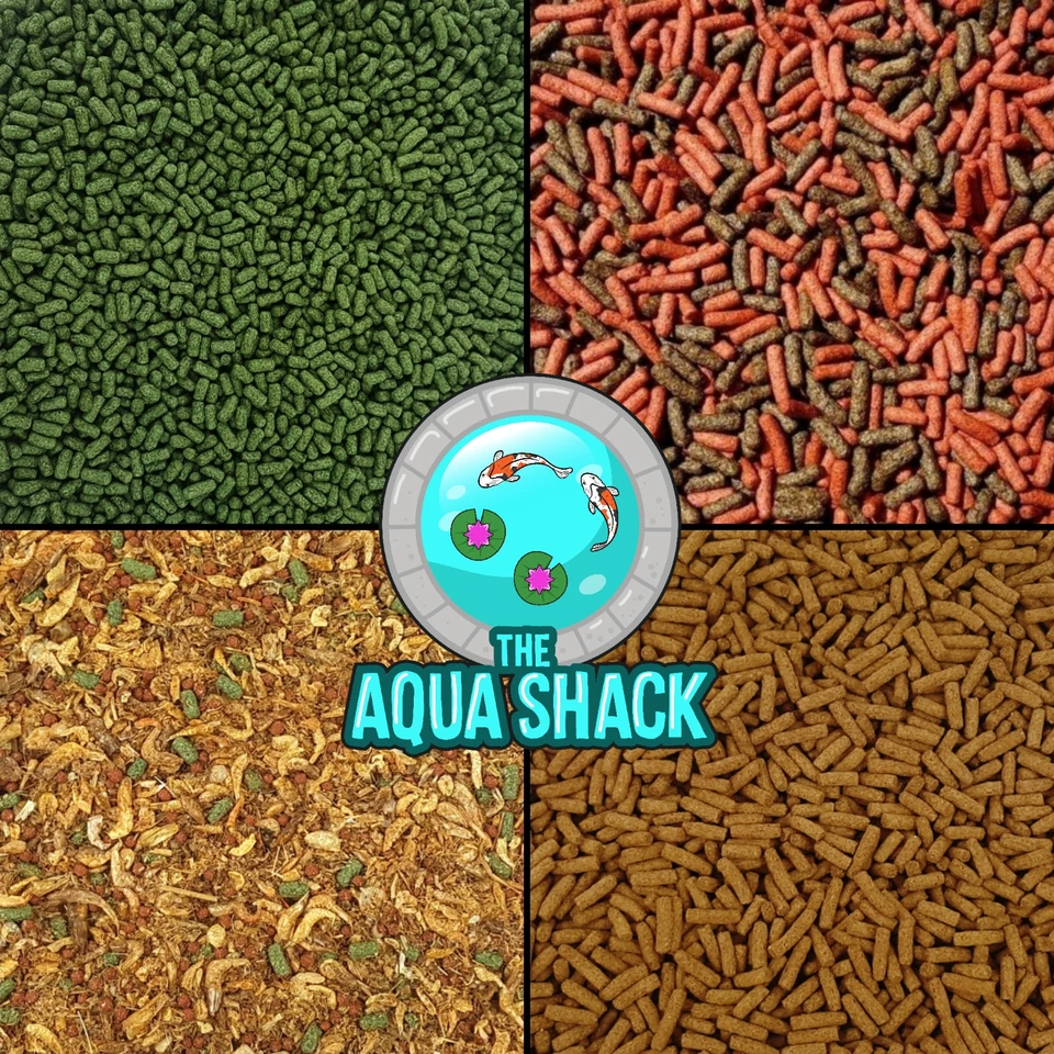 THE AQUA SHACK Turtle & Terrapin Food - Sticks Complete Diet Shrimp Gammarus Mix Floating Bulk