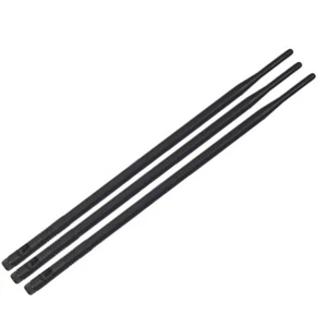 3 9dBi High Gain WiFi Antennas RP-SMA for Linksys Asus TP-Link D-Link Router - Picture 1 of 5