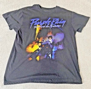 Camiseta Prince and the Revolution púrpura lluvia para hombre grande negra rock motocicleta - Imagen 1 de 7