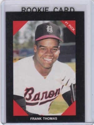Tarjeta de novato Frank Thomas 1990 mejor béisbol radiocontrol Chicago White Sox MLB #1 SELECCIÓN RC Foto 1 de 2
