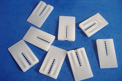 AQUA PLUMB LOT OF EIGHT PLASTIC TOILET STABILIZER SHIMS MULTI-PURPOSE SHIM WEDGE USA