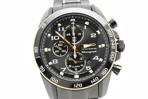 [N MINT] Seiko Sportura Chronograph 7T62-0LC0 100M Quartz Mens Watch Vintage - Picture 1 of 13