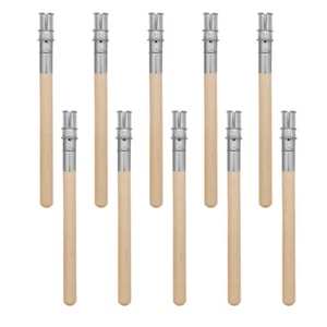10 Pcs Eyebrow Pencil Extender Attachments for Pencils Holder Adjustable Metal - Picture 1 of 12